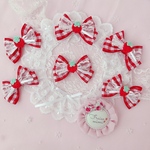 ガーリーいちごヘアクリップ♡