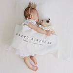 Birthday  tapestry / lettering | コットンリネン | 誕生日飾り | 誕生日 | バースデータペストリー