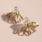 Sucre【レザーピアス】color“gold”