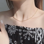 screw chain necklace                 錆びない　変色しない　金属アレルギー対応　シルバー　ゴールド