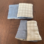 xxayuxx様☆専用 ベビービョルンハーモニー　抱っこ紐　よだれカバー　サッキングパッド　ヒッコリー　ストライプ　チェック　牛　牛柄　うし