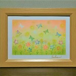 パステルアート　春の宵に　パステル原画