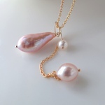 14kgf＊3way 淡水バロックパール　ネックレス