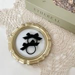 velvet ribbon -black-