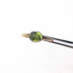 一点もの k18 Green Sphene リング/ 受注制作