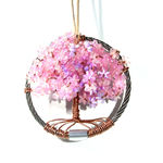 Iron&copper wire wreath 「spring tree」