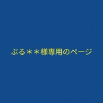 ぶる＊＊様専用のページ