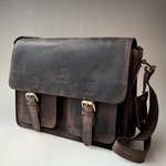 英国デザイン牛革かばんValise サッチェルバッグ ハンターストーン L