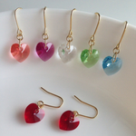 SWAROVSKI ハート ピアス