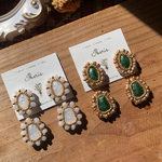 antique ｗ beads pierce / earring ♡