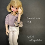 1/6 doll size本革バッグ　No.1