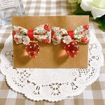 いちごヘアゴム　キッズ