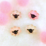 ほこほこ ひつじピアス(pink)