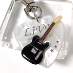 10%OFF★訳アリSALE★詳細ご確認下さい★ Real Liveギターのキーホルダー テレキャスター