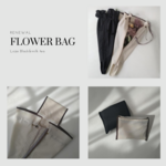 renewal✺フラワーバック L【black】
