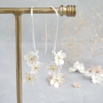 しだれ桜のピアス　シルバー925