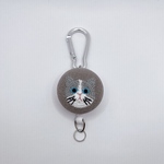 キーリール リール キーホルダー ねこ