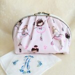 オシャレ！ 使いやすい！ と評判の 化粧ポーチ(小)