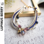 Lupinus berry【ルピナス・ベリー】#多連 #ブレスレット #パール #天然石