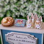 ミニチュア　ロマかわ♡うさぎスイーツセット♡