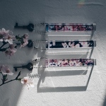 「saku×labo」ラボの鍵付きルームキーホルダー　お好きな部屋番号【桜】