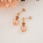 春色Vintage Swarovski ピアス