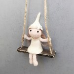 ブランコ大好き妖精さん☆壁がけオブジェ