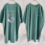 BNPMイラストガーメントダイT  XL  ライトグリーン