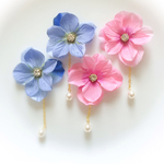 紫陽花のピアス/イヤリング