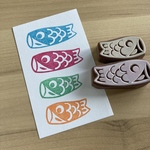 子供の日に！鯉のぼりの消しゴムはんこ　