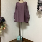 リネン　ギャザー　タックのチュニック💕