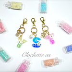 レジンイニシャルストラップ/キーホルダー❤︎シェル