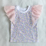ひらひら袖のプルオーバー(ピンク)