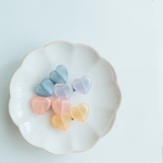 perl mini heart hair clip ハート　キッズ　ベビー　ヘアクリップ