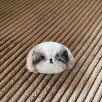 シーズーのブローチ