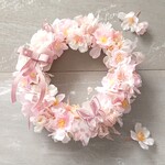 ichigo471112様専用ページ*桜リース(19cm)＊SAKURAピンクのバタフライ＊フラワーリース・スプリングリース