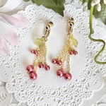 鈴なりさくらんぼ♡【イヤリング or ピアス】