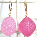 ドロップCandyピアス:) ピーチ・ベリー味