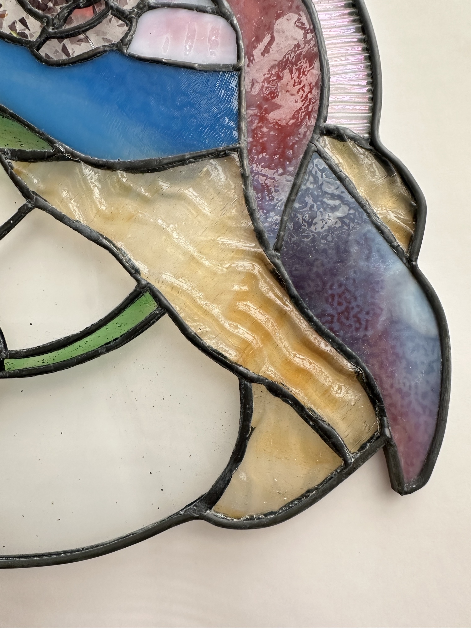 ステンドグラス 吊り下げパネル 貴婦人 女性 横顔 - komame113 | minne