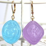 ドロップCandyピアス:) ぶどう・ソーダ味