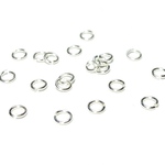 【Silver925　丸カン】直径3mm　線径0.5mm 　10個セット　ハンドメイド素材