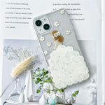紫陽花押し花スマホケース 全機種対応 ストラップホルダ一 iPhone13 iPhone12 iPhone13Pro iPhone14Pro iPhone14 iPhone14plus iPhone8