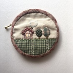 ※先染めハウスのミニポーチ♪