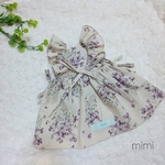 【2周年SALE 9月中10%OFF】リボンフリルワンピース・フラワー