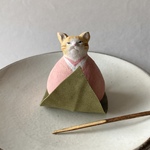さくらもちねこ（茶トラ白）