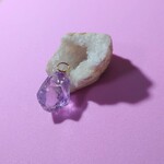ラベンダーアメジスト 天然石 ラフカット ペンダント トップ