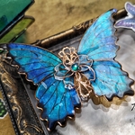 モルフォ蝶のブローチ（brooch of  butterfly〜morpho〜）