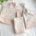 y様ご注文品♡milky rabbit入園入学　パステルピンク　2点