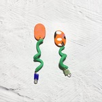(一点物) orange plastics＋wave plastics
