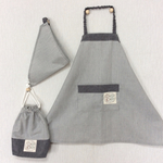キッズエプロン3点セット